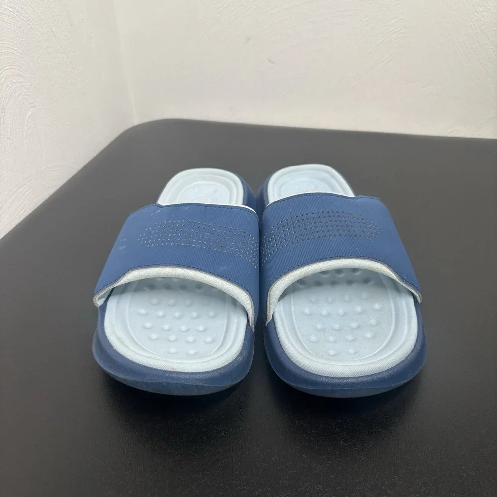 Under Armour Ansa Elevate Slide‎ Sandal Unisex Blue Deep Sea Sz M6/W7.5 Slip On